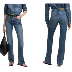 NWT Madewell The Petite Relaxed Bootcut Jean Concho Wash Blue 26P